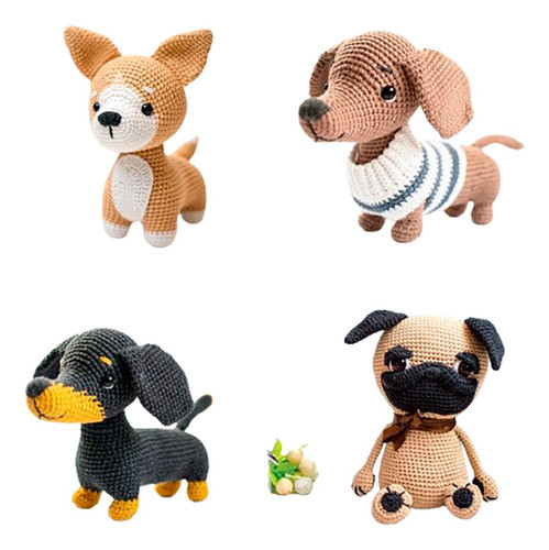 Amigurumi Patrones Guias Perritos Tiernos Crochet 0