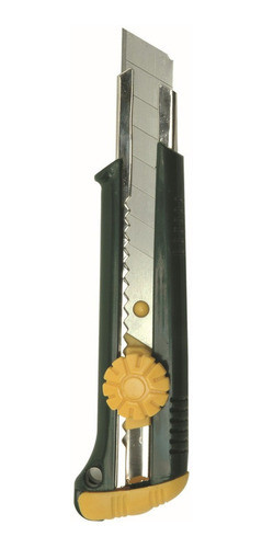 Cutter Plastico Hoja 18 Mm Traba A Rueda. 0