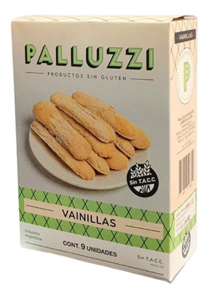 Vainillas Palluzzi 150g Sin Tacc Apto Celíaco 0