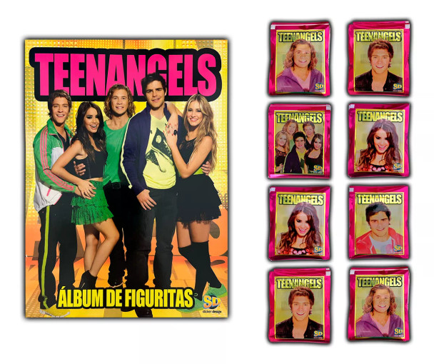 Teen Angels Album + 200 Sticker Packs by Cris Morena – Complete