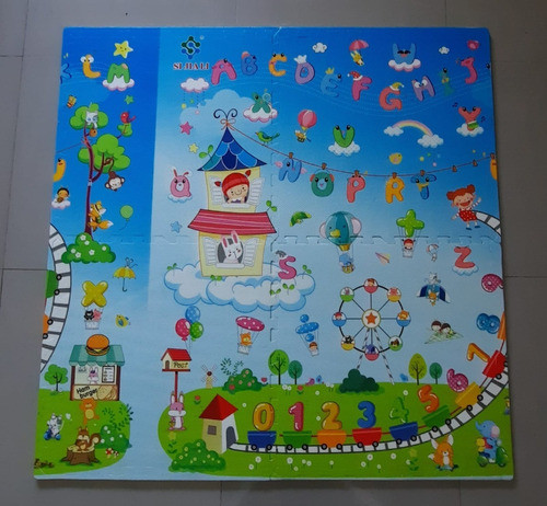 Piso Alfombra Infantil De Goma Eva Encastrable 0
