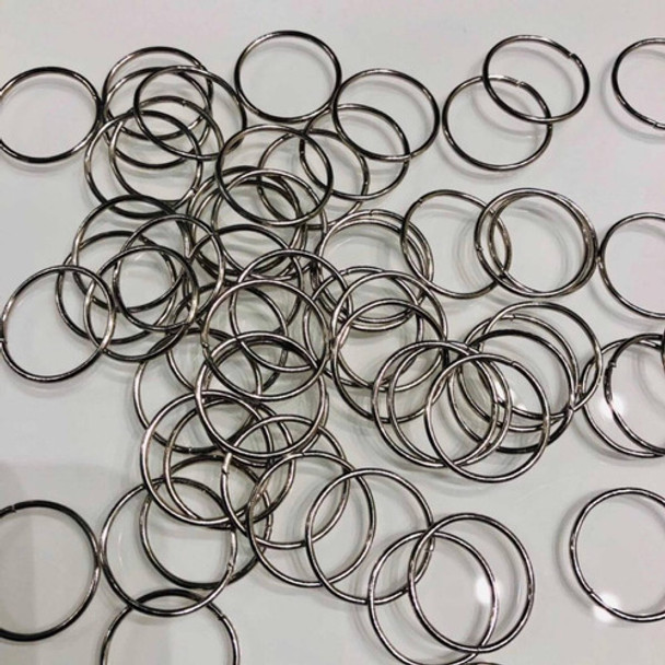 30 Mosquetones 3cm + 30 Argollas Simples 20mm 0