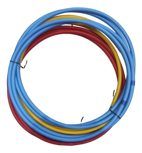 Combo De Aros Pvc Ula Ula 100cm X 10u Gimnasia Entrenamiento 0