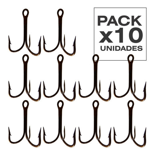 Anzuelos Robador Triple Corfish Coreanos N°3/0 X 10 Unidades 0