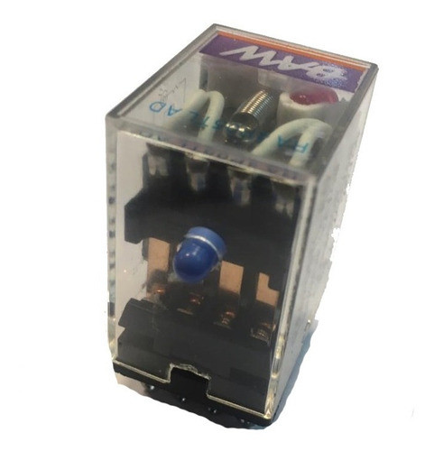 Relay Rele 12vcc 4 Inversores Baw Con Pulsador De Prueba 0