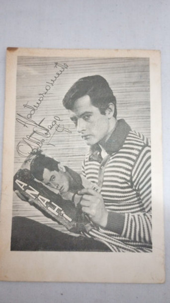 Antigua Foto Palito Ortega Con Autógrafo Impreso 0 Antigua Foto Palito Ortega Con Autógrafo Impreso 0