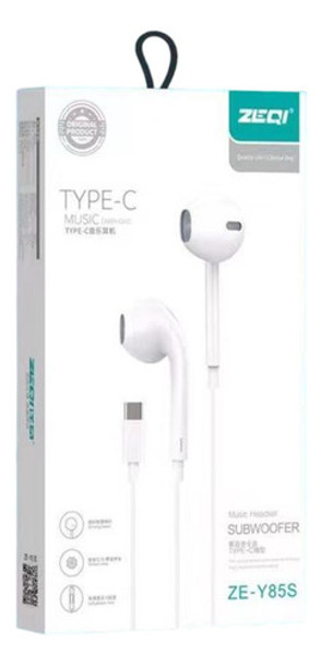 Zeqi Auriculares Usb-c (tipo-c)     Model: Ze-y85s 0