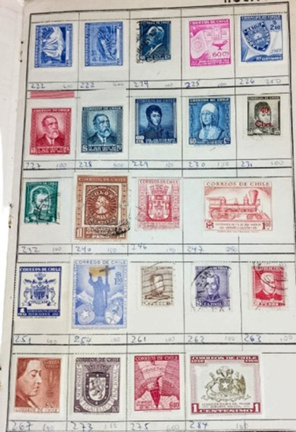 Lote De 23 Estampillas De Chile Yt 222-284 0