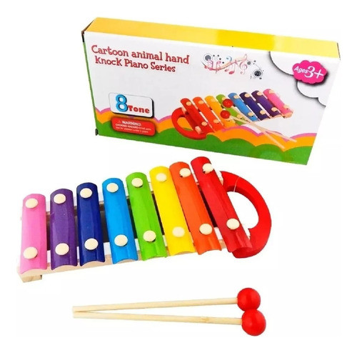 Instrumento Músical Xilofon De Madera Infantil Didactico 2