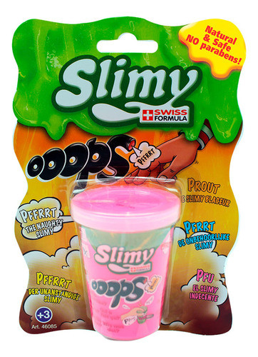 Slimy Slime Ooops 80gr Rosa 0