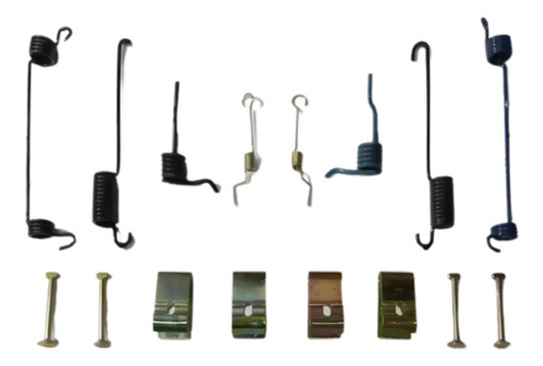 Kit Anclajes Y Resortes Freno Para Ford Fiesta - Kk 60102 0 Kit Anclajes Y Resortes Freno Para Ford Fiesta - Kk 60102 0