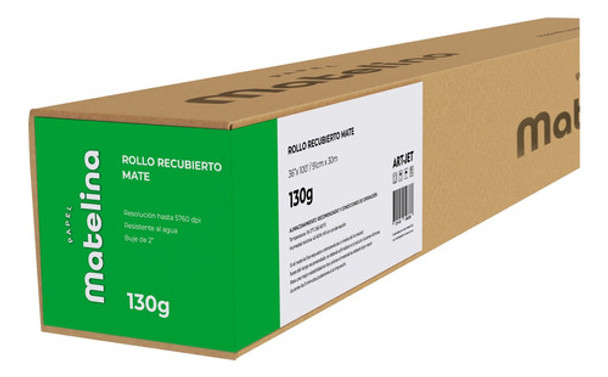 Rollo Papel Para Renders Cad Gis Art-jet 130g 91cm X 30m 0