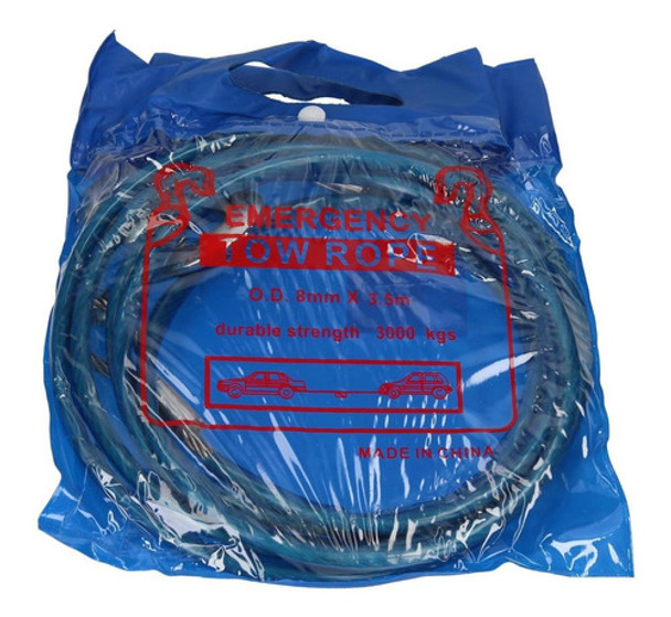 Linga Remolque De Acero 8 Mm - 4 Metros Largo 0 Linga Remolque De Acero 8 Mm - 4 Metros Largo 0