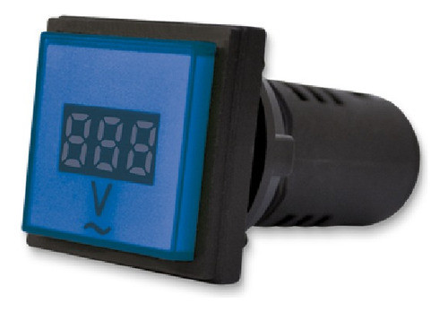 Mini Voltimetro Digital 22mm Azul Tbcin Ad22ds-bvs 0