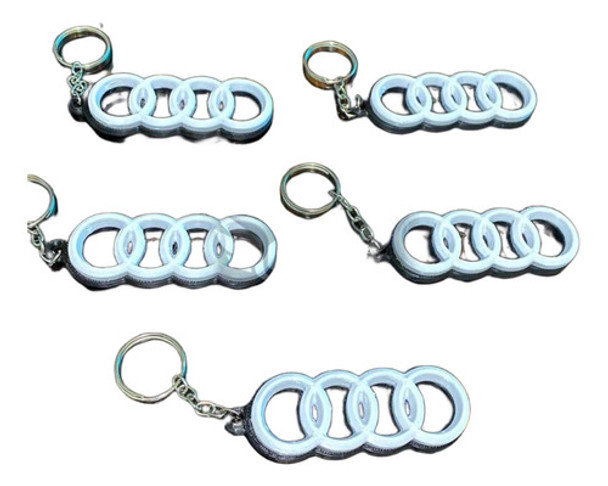 Llavero Audi A1 A3 A4 A5 A6 A7 Q3 Q5 Q7 Accesorios Auto 0