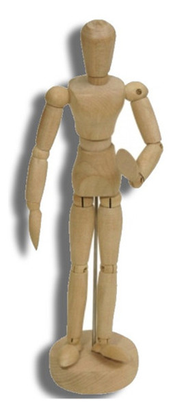 Muñeco Articulado De Madera Para Estudio 20 Cm Maniqui 0