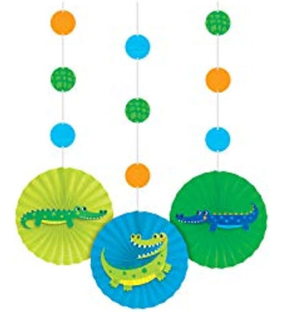 Decoraciones Colgantes Para Fiesta De Cumpleaños De Cocodril 0