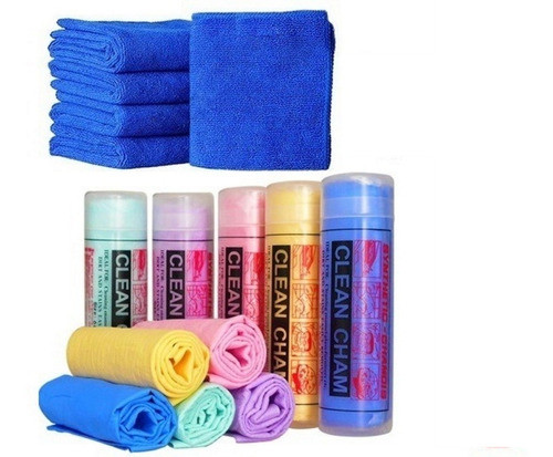 Pack Lavaderos Autos 5 Super Gamuzas + 4 Super Microfibras 0