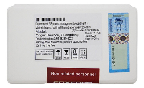 Bateria Compatible Con iPhone 13 Pro Max Foxconn 0