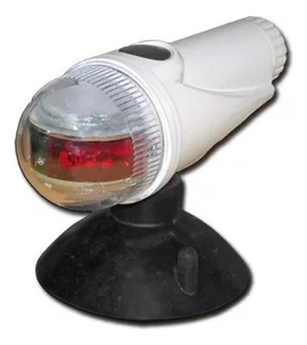 Luz Navegacion Proa Bicolor Led A Pila 3aaa Con Sopapa 0