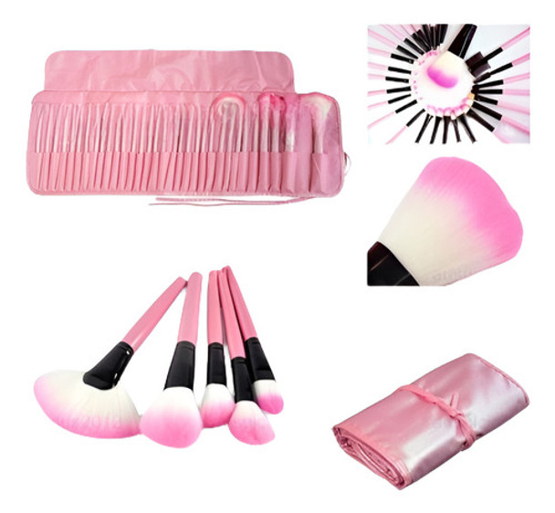 Cepillos De Maquillaje Pro 32pcs Set Delineador De Ojos Somb 0 Cepillos De Maquillaje Pro 32pcs Set Delineador De Ojos Somb 0
