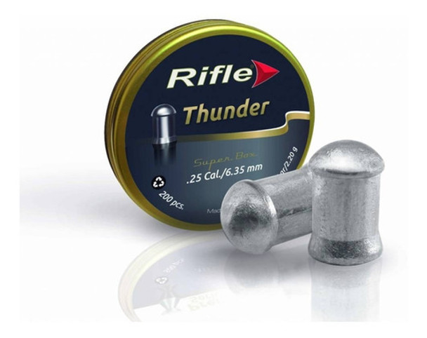 Chumbo Balin 6.35 Mm Modelo Thunder Rifle 0
