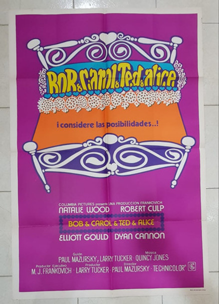 Antiguo Afiche De Cine Con Elliot Gould- Envio 0 Antiguo Afiche De Cine Con Elliot Gould- Envio 0