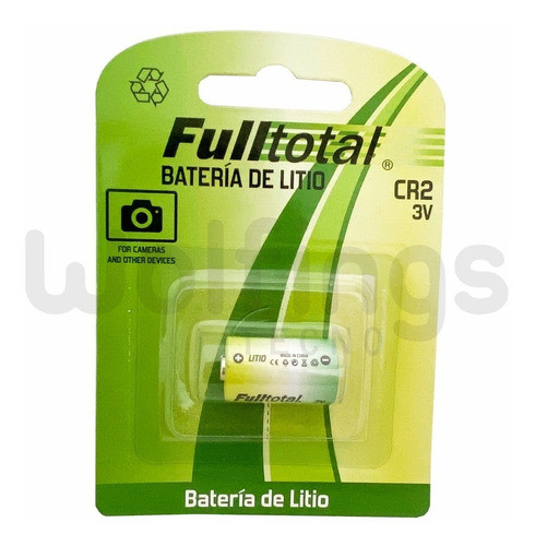 Pila Bateria Cr2 3v Con Teton Camaras Flashes Luces Tacticas 0