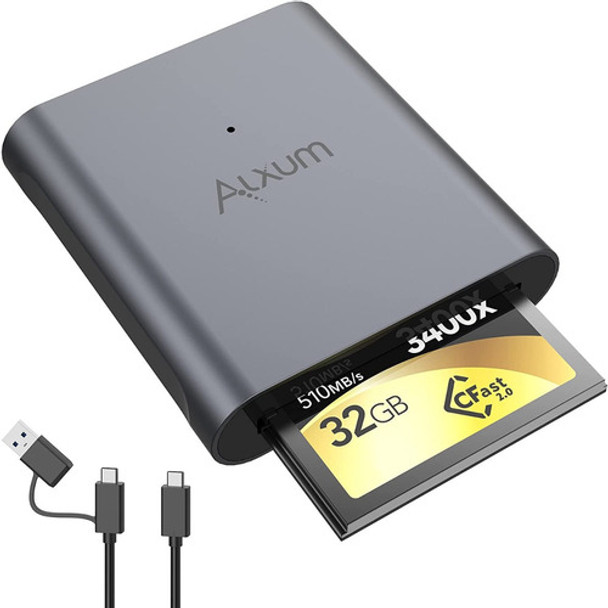 C Fast Leitor De Cartão 2.0 Usb-c Alxum R1004c Mac Wid 0