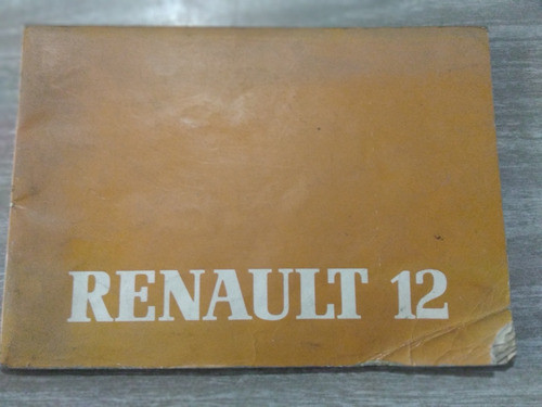 Manual Propietario Renault 12 Varios Modelos 0