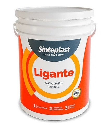 Ligante Sinteplast Construccion Tacuru Aditivo Mortero 20 0