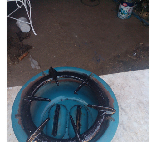Antiguo Mechero Quemador  Doble Esmalltado 0