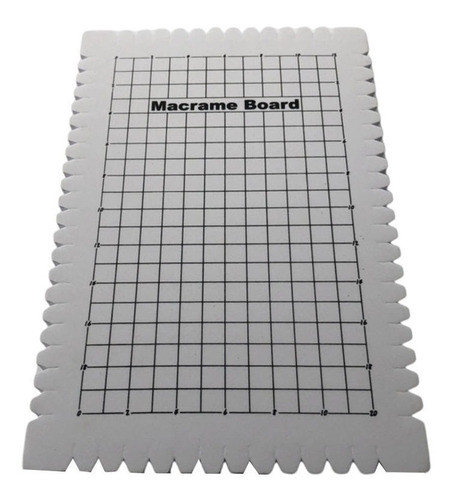 Tapete De Placa De Macramê W/grade 160x245x20mm Artesanais 0