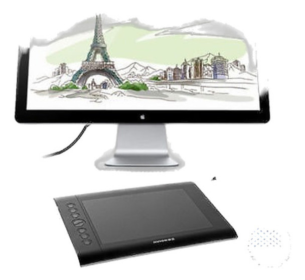 Huion H610n Graphics Pen 10x6.25 De Tableta De Dibujo  Compa 0