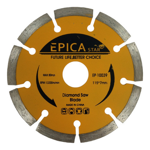 Disco Diamantado 4.5'' *7mm 0
