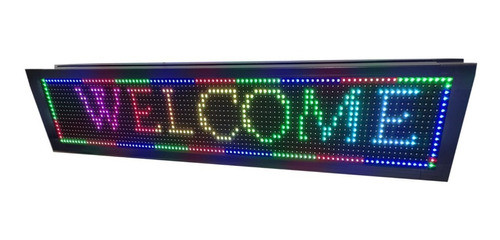 Cartel Programable 68m X 20 Cm Doble Multicolor 0