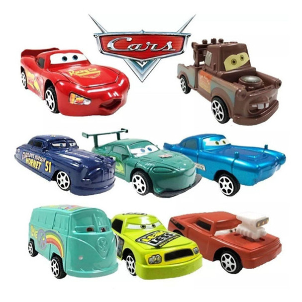 Kit 8 Carros De Brinquedo Para Crianças Da Carros 3 Disney 0