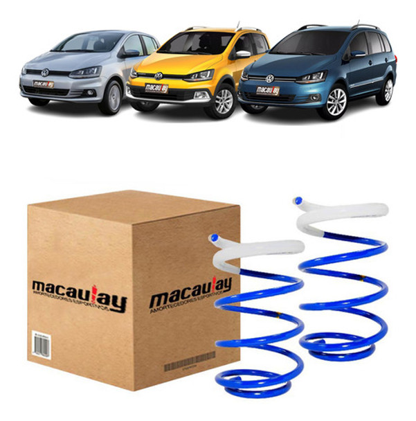 Molas Esportivas Dianteiras + Brinde - Vw Spacefox 2012 0