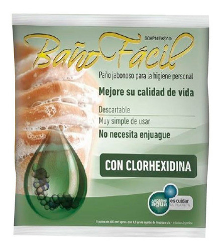 Baño Facil X5 Clorhexidina 0