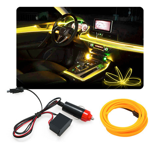 Fita Led Painel Hoggar 2014 Luz Interna 5m Amarelo 0