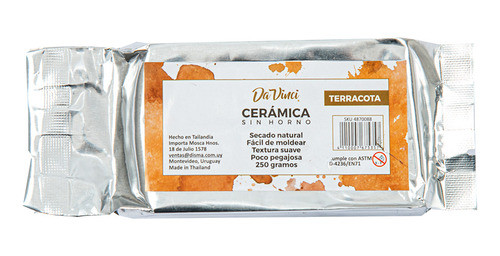 Cerámica Terracota 250gr Da Vinci - Mosca 0