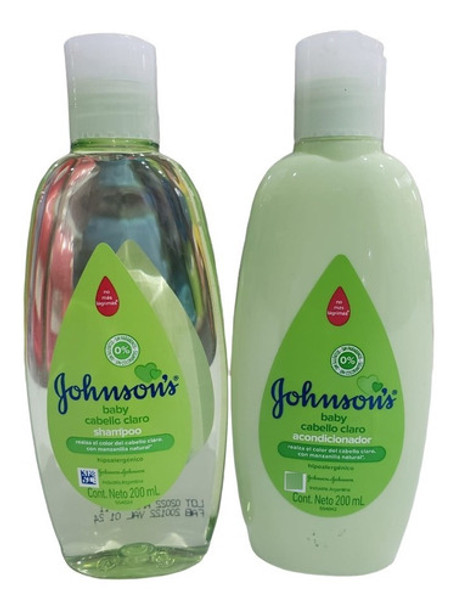 Johnson's Cabello Claro Combo Shampoo Y Acondicionador 200ml 0