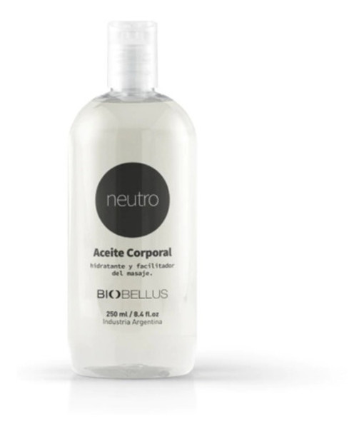 Aceite Para Masajes Corporal  Neutro Biobellus 500ml 0