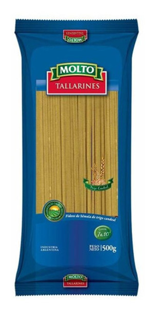Pack X 24 Unid. Fideos  Tallarines 500 Gr Molto 0