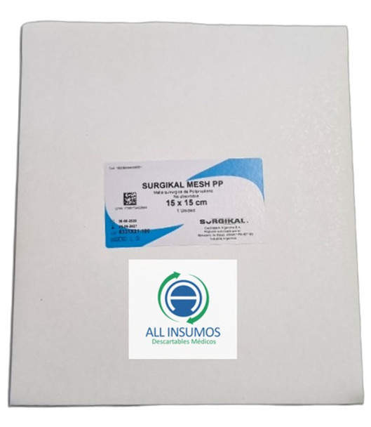 Malla De Polipropileno Para Hernia 15x15 Surgikal 0