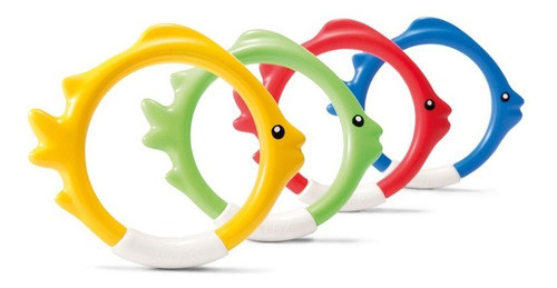 Anillos Pez Para Piscina / Juego De Buceo Intex, Acuarela 0