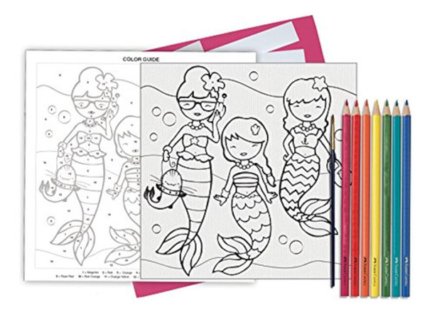 Fabercastell Paint By Number Mermaids 0 Fabercastell Paint By Number Mermaids 0