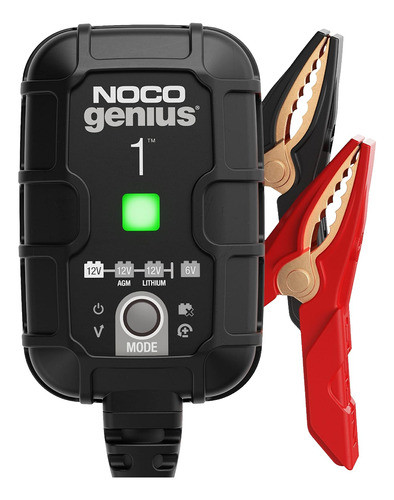 Cargador Inteligente Genius1 Automático 1 A Batería 6 V 12 V 0
