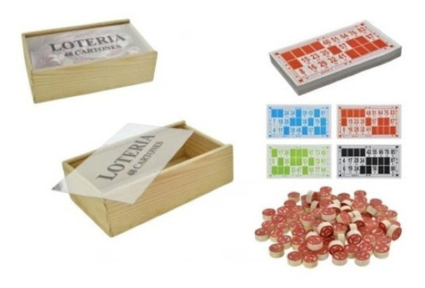 Loteria Caja De Madera - Telecompras Cs 0