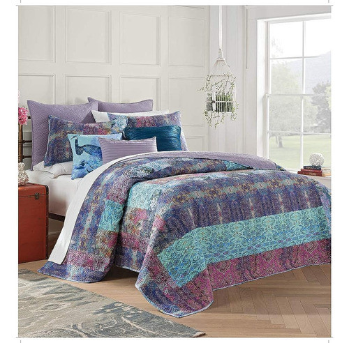 Tracy Porter Juniper Quilt - Lavender Multi Bedcolcha- Color 0